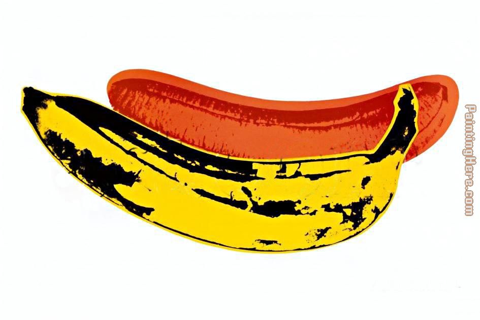 Banana painting - Andy Warhol Banana art painting